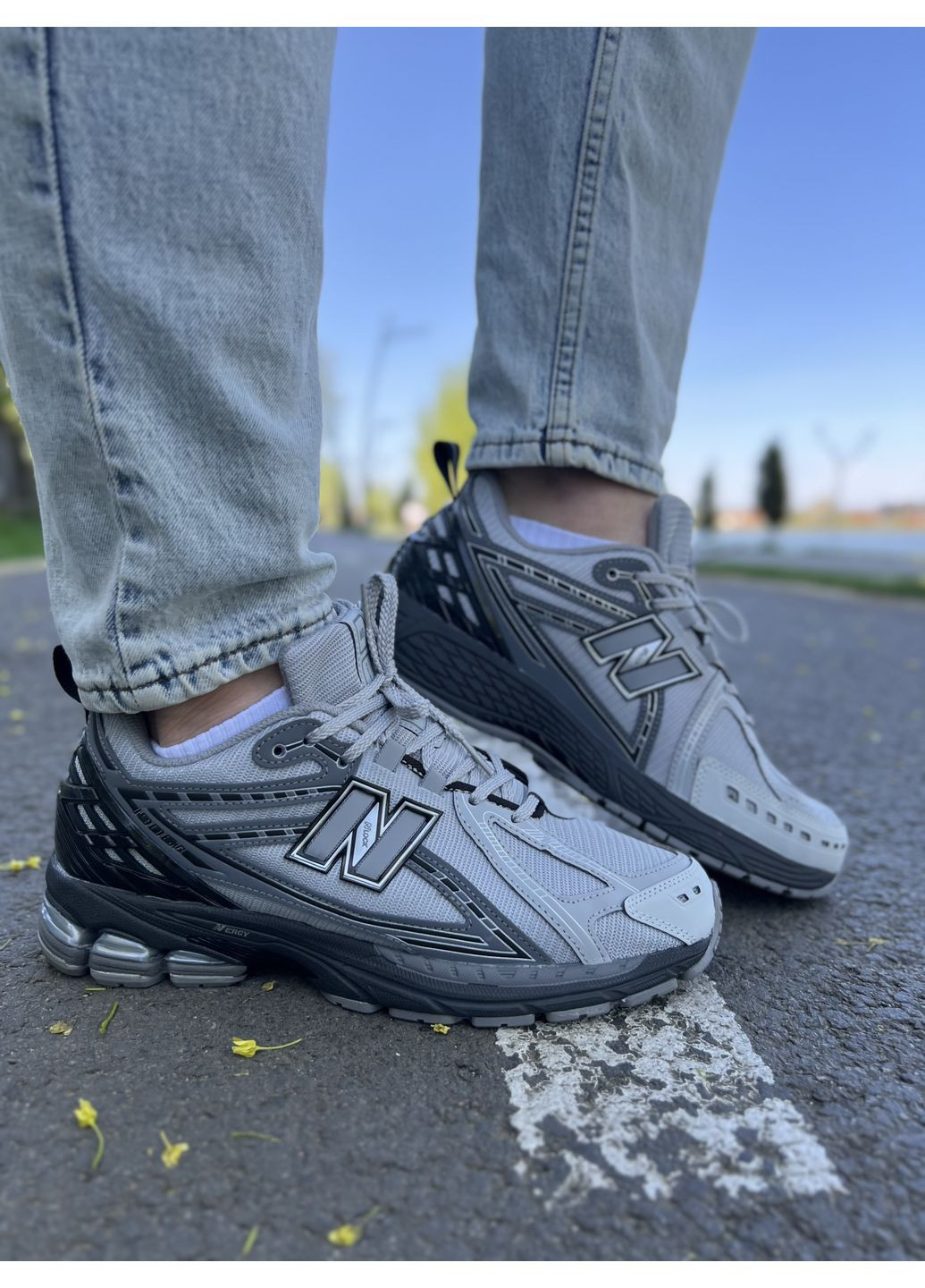 Сірі Осінні кросівки чоловічі new balance 1906r grey black нью беланс 1906r No Brand