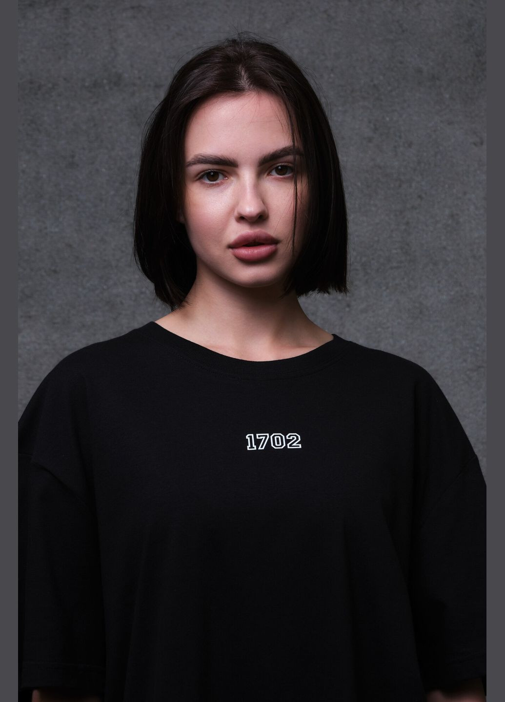 Жіноча Оверсайз Футболка З Принтом Dominion Black Without - (302979727)