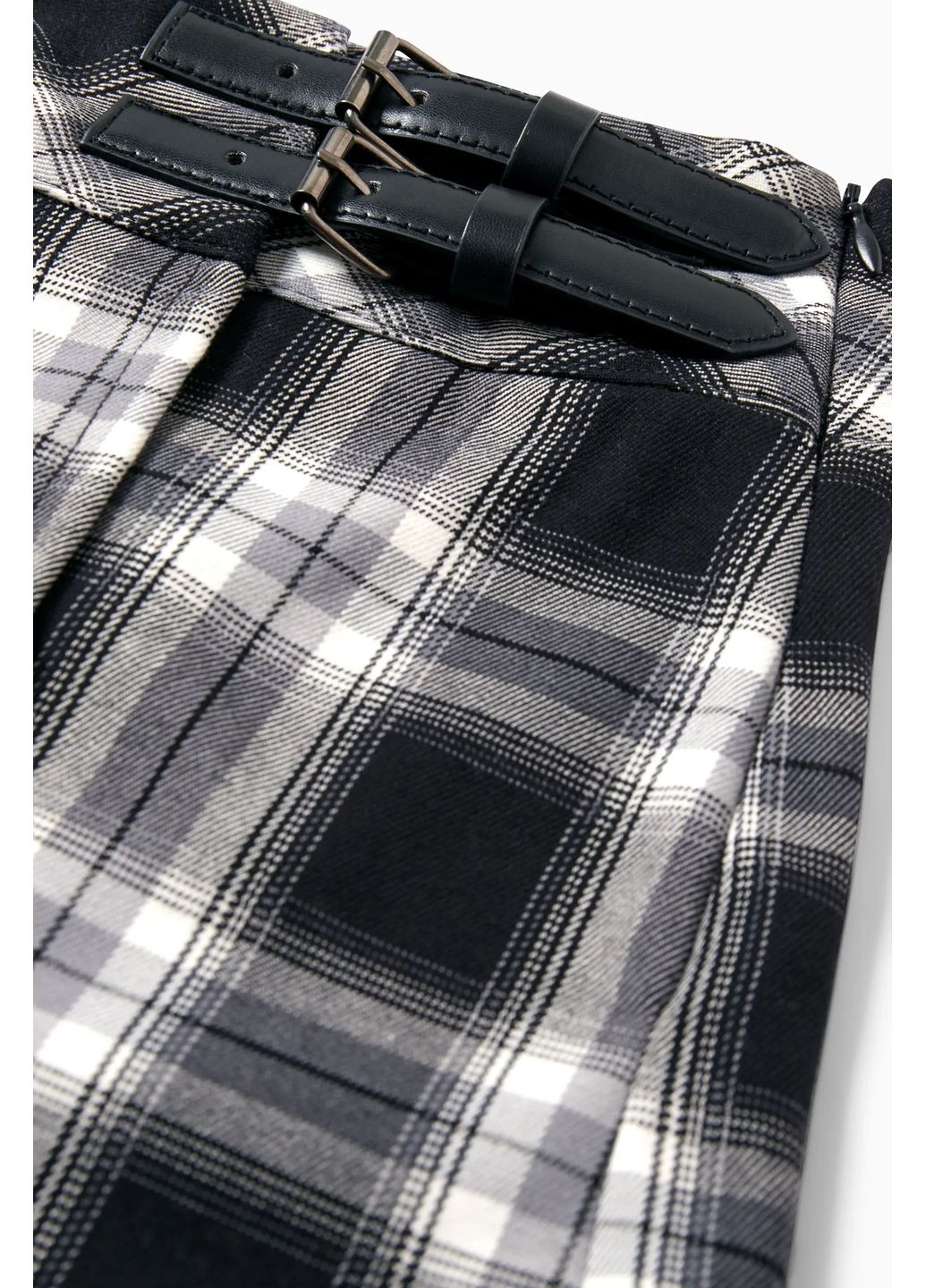 Разноцветная кэжуал однотонная юбка-шорты в клетку C&A