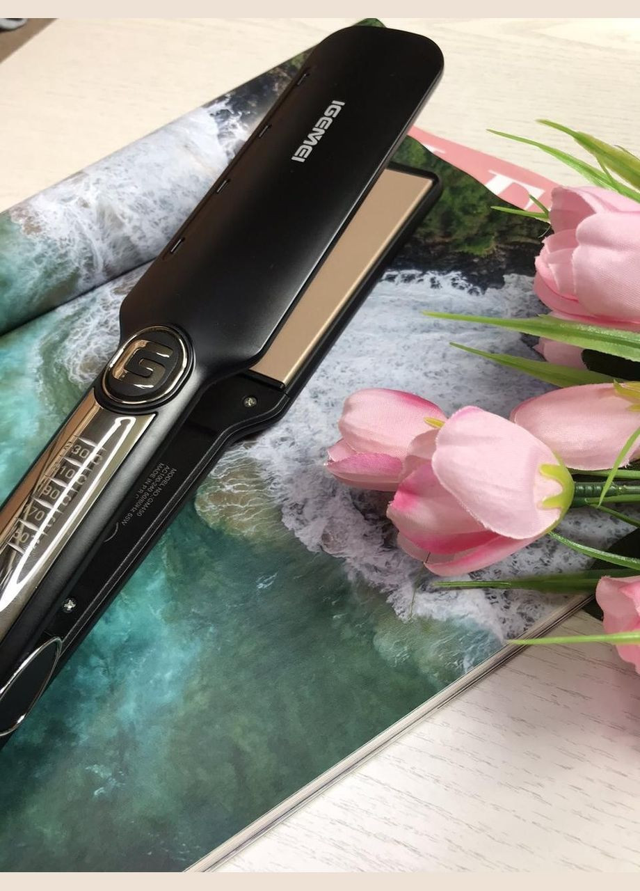 Профессиональная плойка для укладки волос выпрямитель GM450 Pro Black Gemei (306716673)