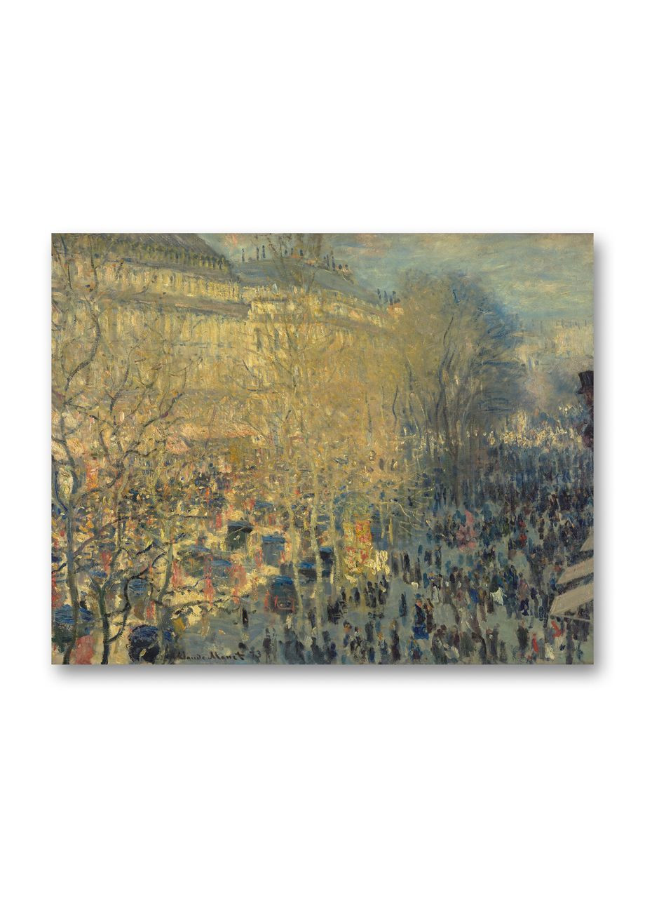 Друк на полотні Бульвар Капуцинів Клод Моне 40x60 No Brand (346494376)