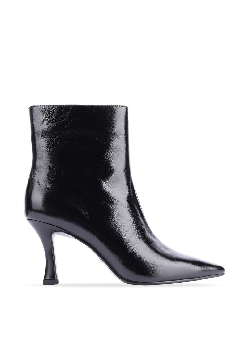 Осенние женские ботинки ft575-501-3-1 черный масло кожа MIRATON