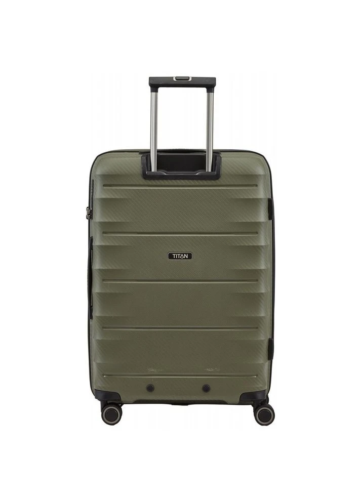 Валіза HIGHLIGHT на 4 колесах M exp. 50/70 л3,2 кг Khaki Ti842405-86 Titan (362540924)