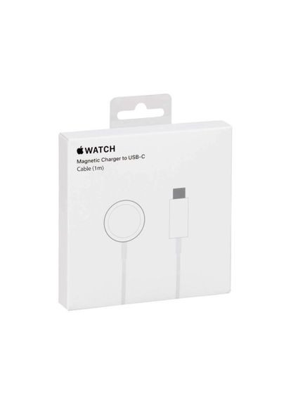 Беспроводное зарядное устройство для Apple Watch Magnetic Fast Charger USBC (MX2H2AM/A2257) Foxconn (300430728)