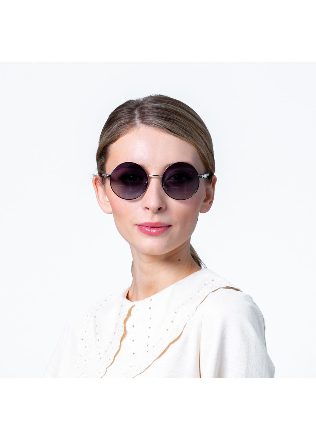 Солнцезащитные очки с поляризацией Круглые женские LuckyLOOK 389-007 (322789506)