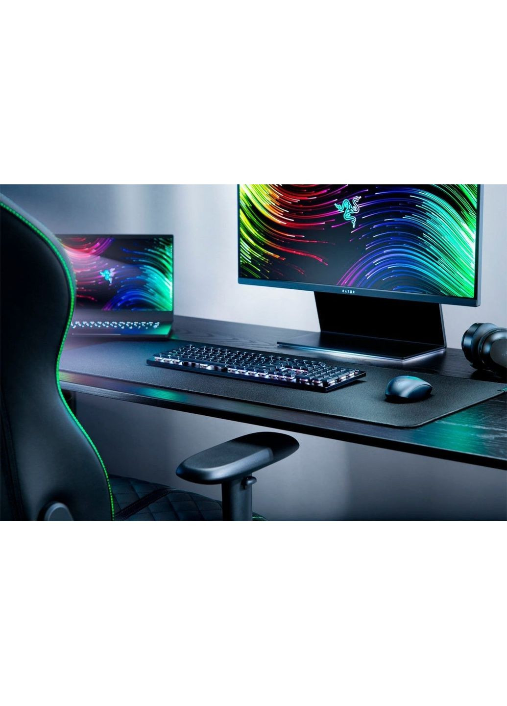 Клавиатура механическая DeathStalker V2 Pro Wireless, Red Switch, RU (RZ03-04360800-R3M1) Razer (360411804)