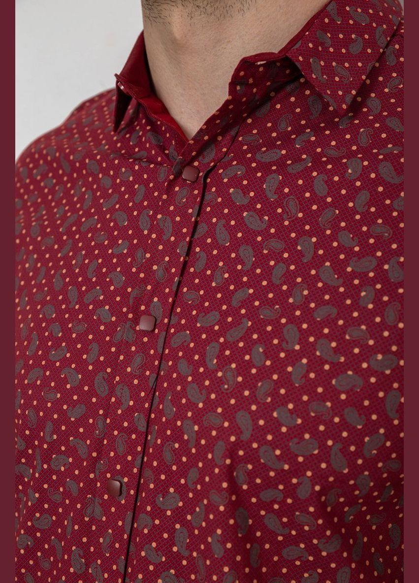 Бордовая рубашка Ager