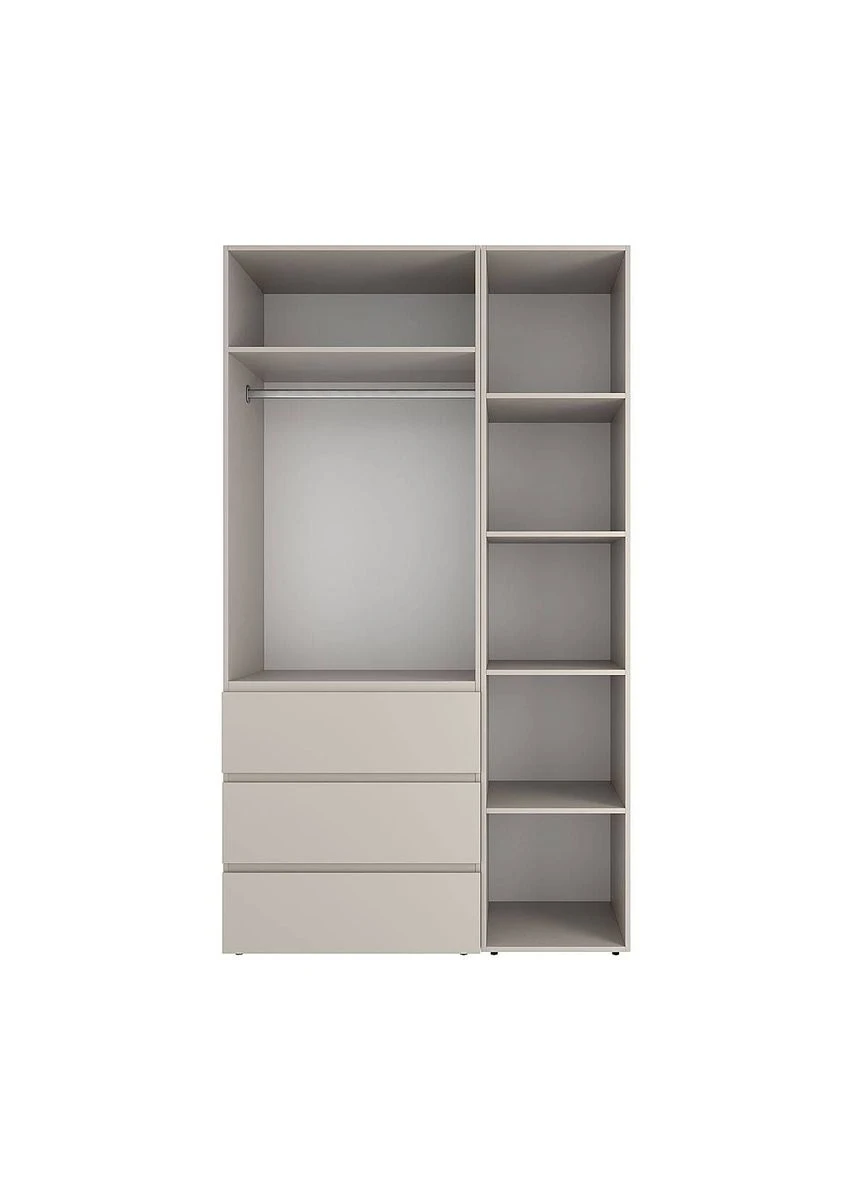 Шкаф распашной комбинированный с антресолью №2 Light 1200х2500х500 Кашемир (A1LTK0214000000) Art In Head (387808855)