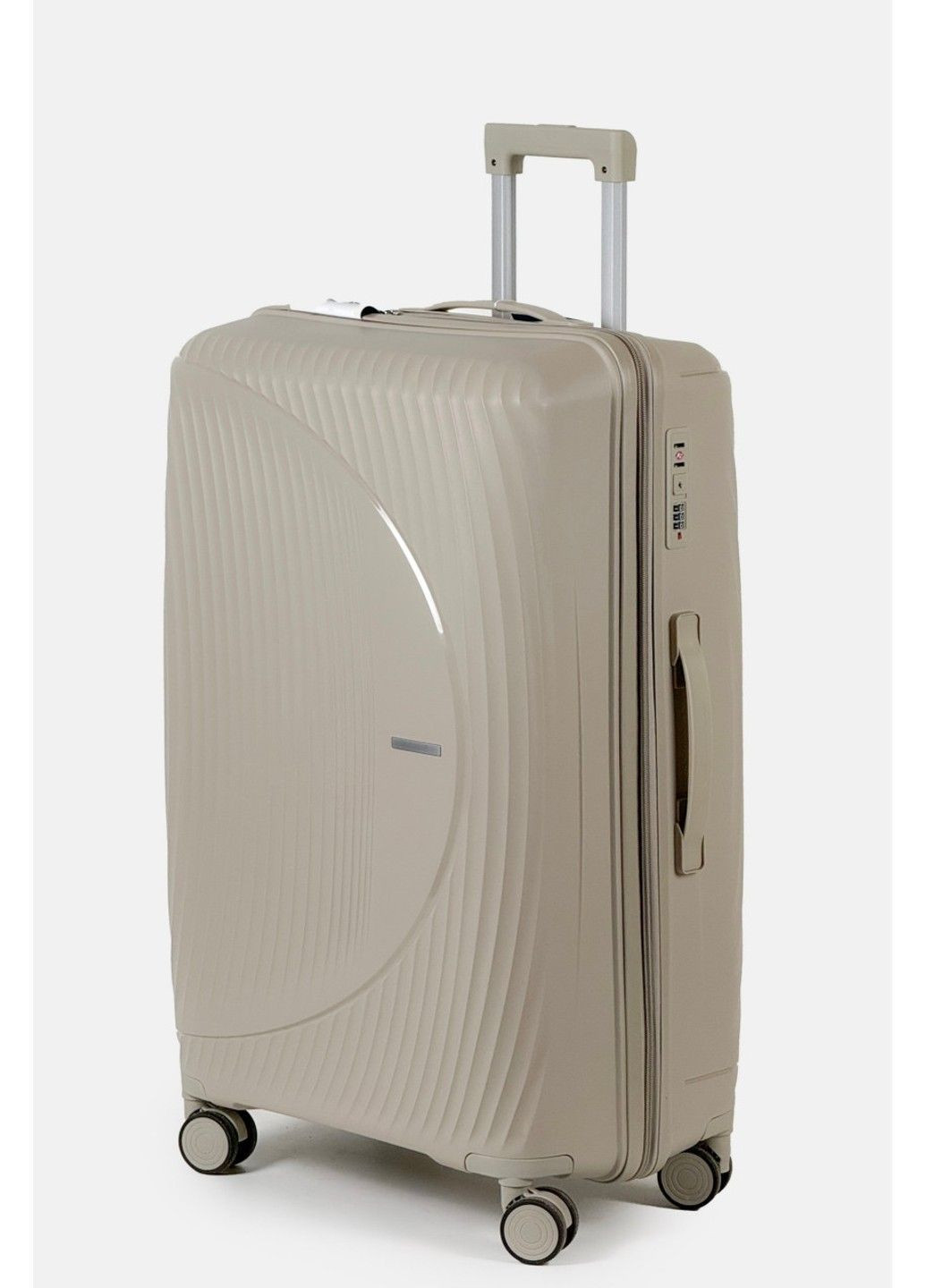 Большой пластиковый чемодан 608-1-BG Tourist (370853687)