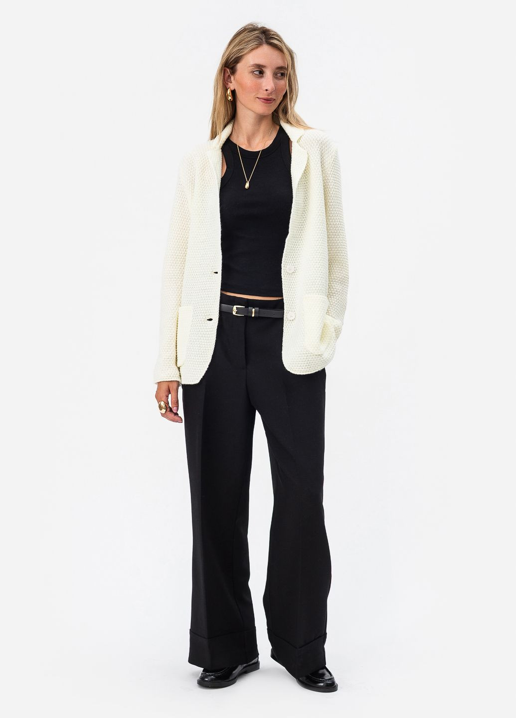 Женский пиджак «рисовой» вязки SVTR (354934183)