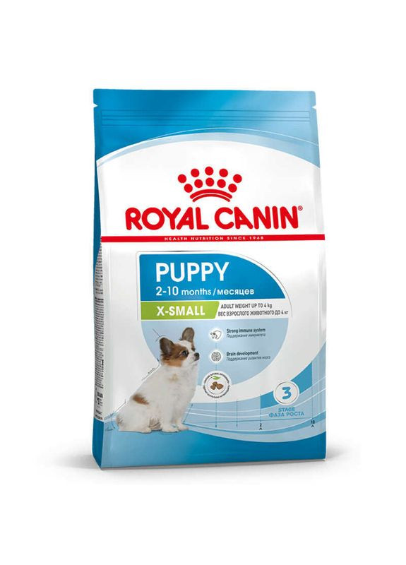 Сухой корм X-Small Puppy для щенков миниатюрных пород в возрасте до 10 месяцев 3 кг Royal Canin (280901520)