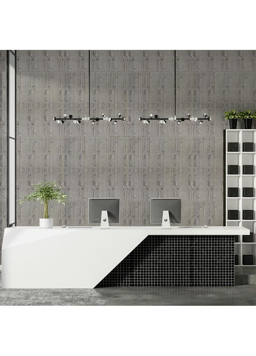 Самоклеющаяся декоративная 3D панель 700x700x4мм Графитовое дерево love-shopping Sticker Wall (354660577)