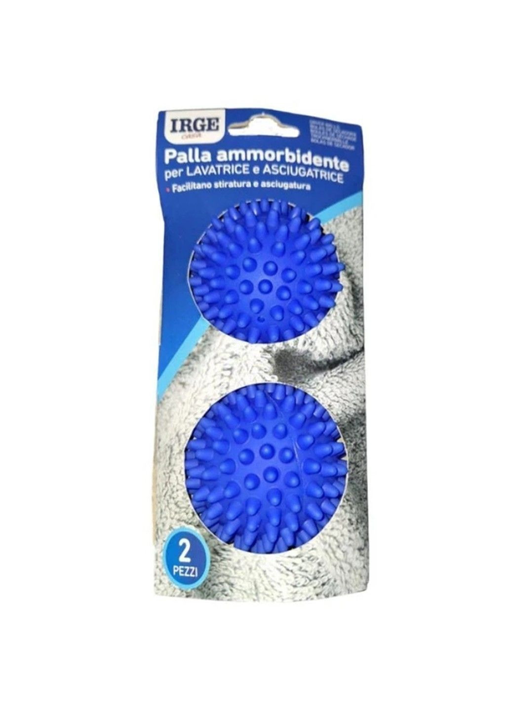 Шарики для смягчения белья в стиральной машине и сушилке 2 шт синие IRGE (331786828)