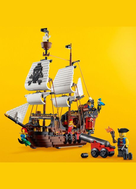 Конструктор Creator 3 v 1 Пиратский корабль (31109) Lego (324110597)