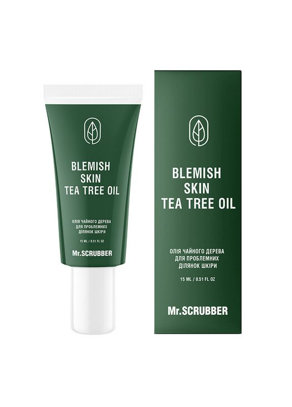 Масло чайного дерева для проблемных участков кожи Mr.SCRUBBER Blemish Skin Tea Tree Oil, 15 мл Mr. Scrubber (365842484)