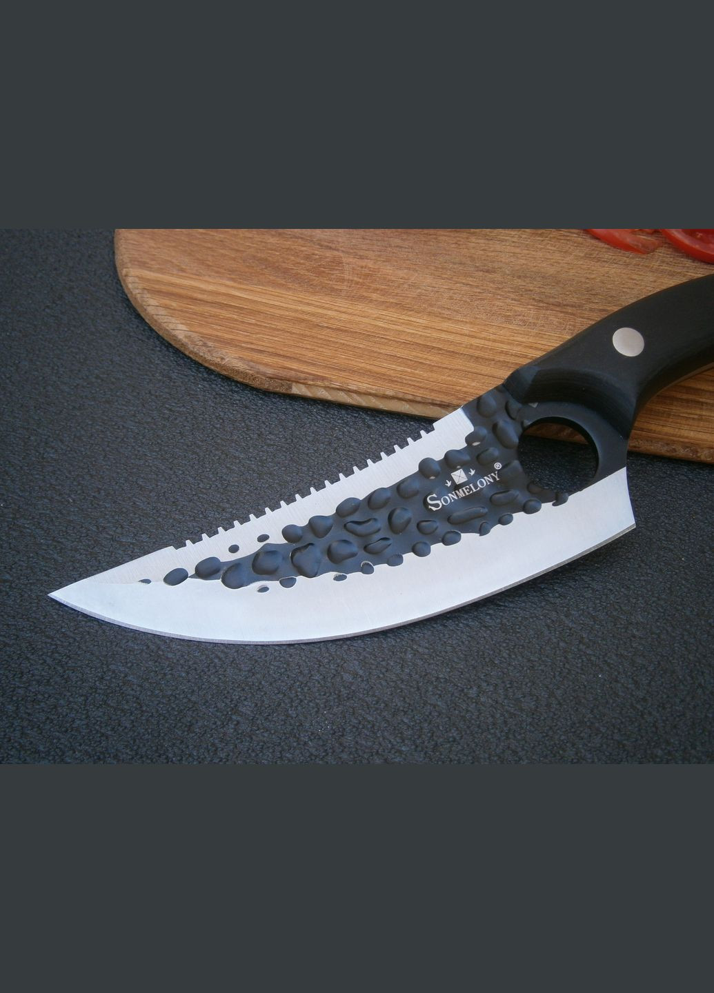 Нож поваренный Sonmelony Chef К03А Fultang 4 мм 27 см No Brand (302391863)