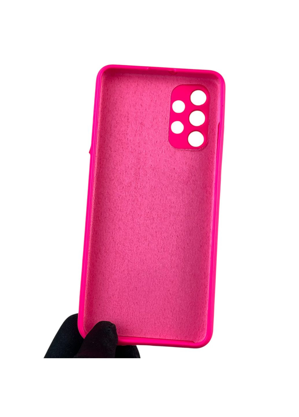 Чехол для Galaxy A32 4G (SM-A325F) силиконовый с микрофиброй нескользящий на самсунг а32 4г малиновый Samsung (366387412)