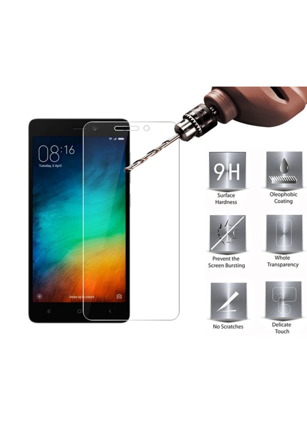 Загартоване захисне скло на Xiaomi Redmi 3S Prime X-level (335257847)