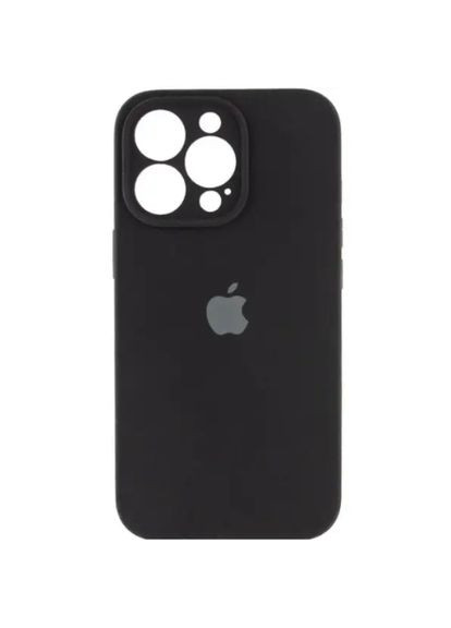 Чехол silicone case full camera на 15 PRO MAX силиконовый cover для айфона / Black No Brand (369137230)