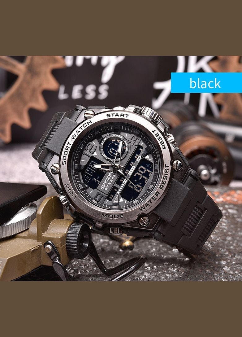 Часы мужские тактические наручные спортивные Sanda 6024-Blue (329443043)