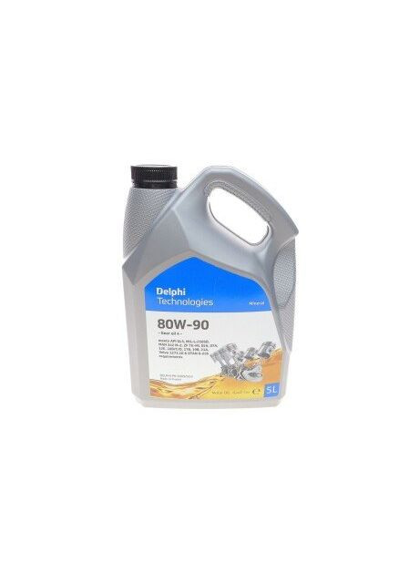 Масло трансмиссионное GEAR OIL 4 80W90 5L 93892553 Delphi (360498833)