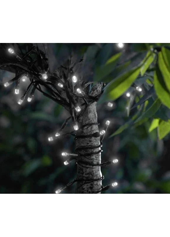 Гірлянда-нитка вулична 100 led з перехідником 10 м Синій No Brand (370606451)