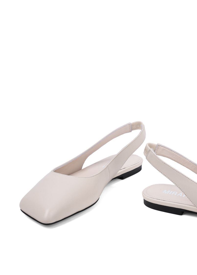 Женские женские балетки ry788-93 рисовая кожа. MIRATON | молочные (327538724)