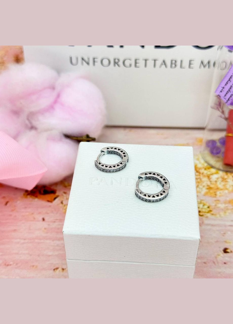 Срібні сережки Серця No Brand (330769053)
