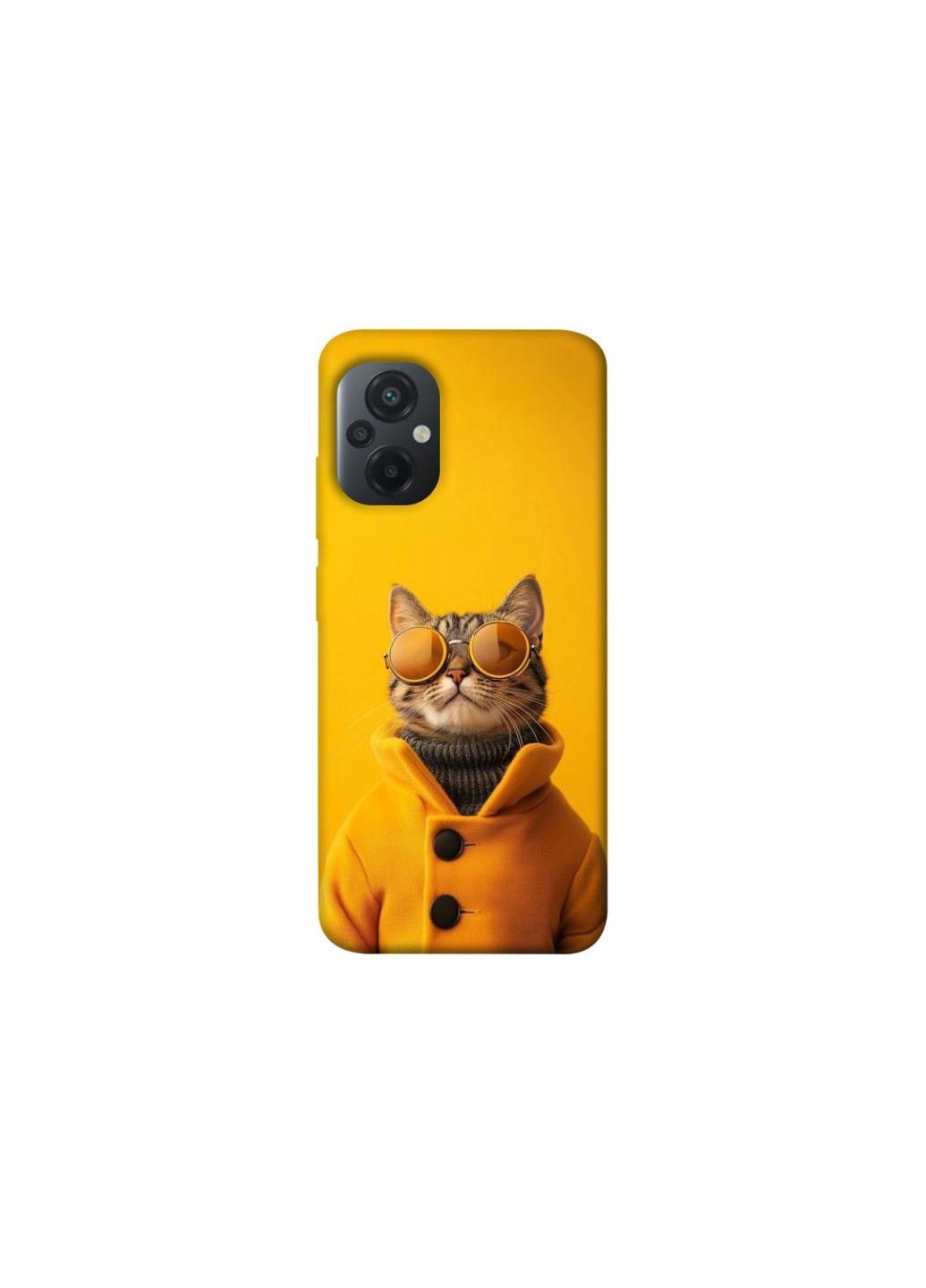 Чохол на Xiaomi Poco M5 Yellow Glasses Frontalka (354195558)
