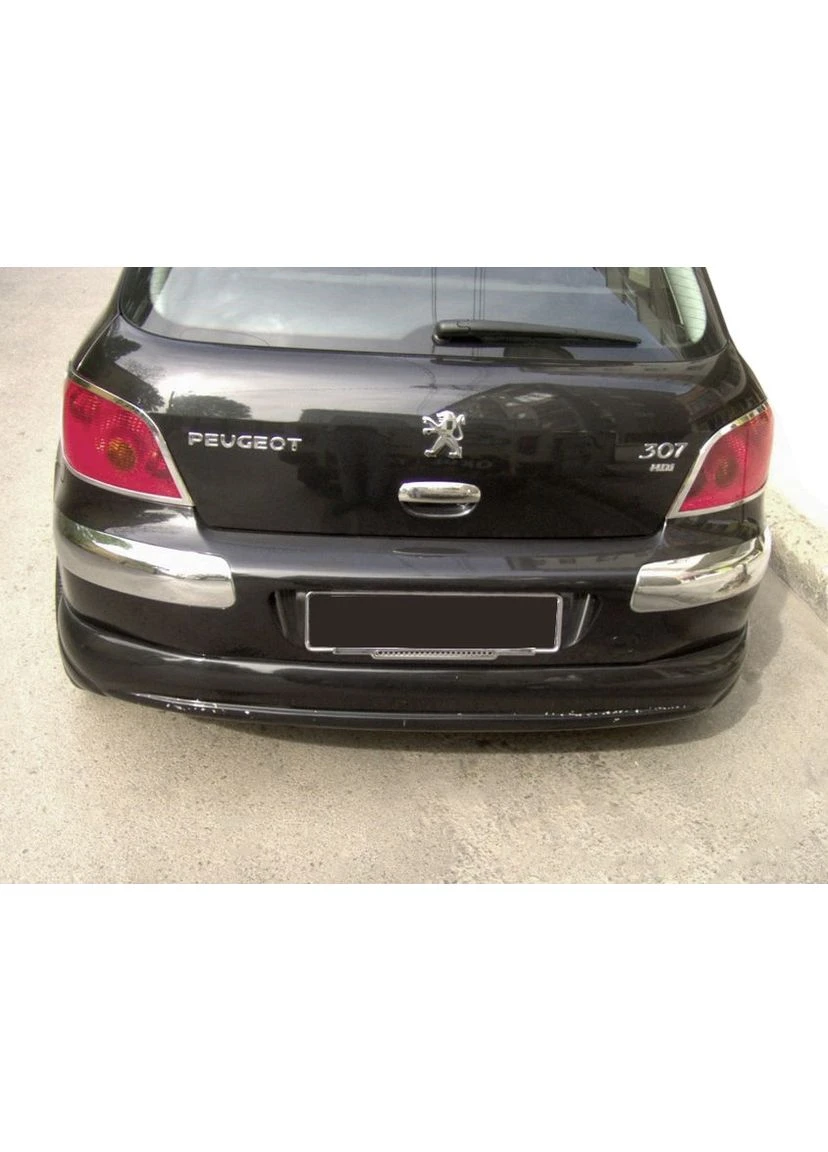 Задняя нижняя накладка (под покраску) для Peugeot 307 2001-2008 гг Meliset (389780463)