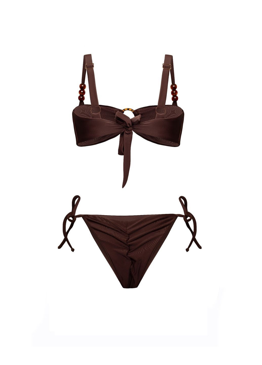 Темно-коричневый летний купальник раздельный Nea Gaia NISI