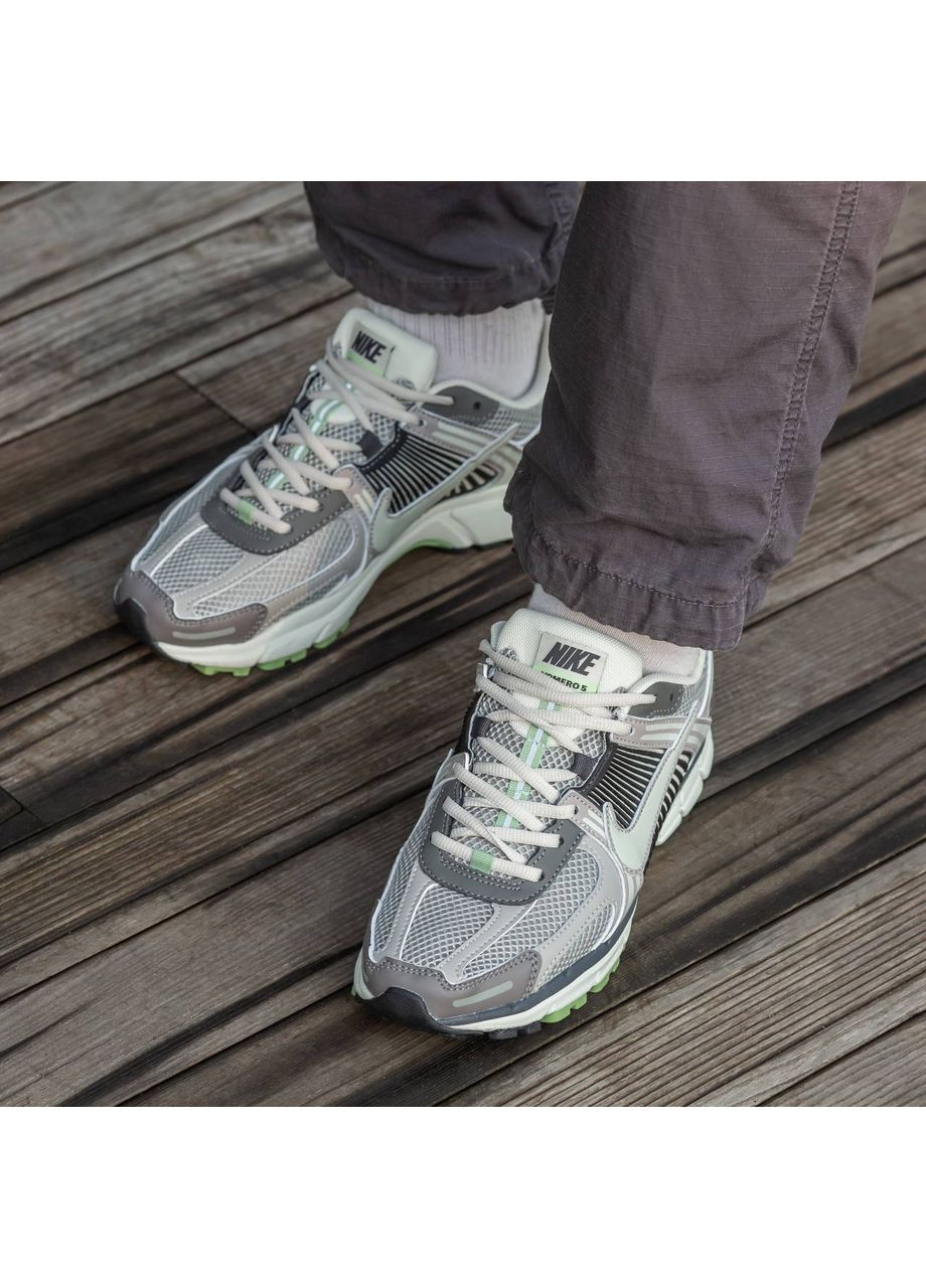 Белые демисезонные кроссовки nike zoom vomero 5 grey ci1694 найк зум No Brand