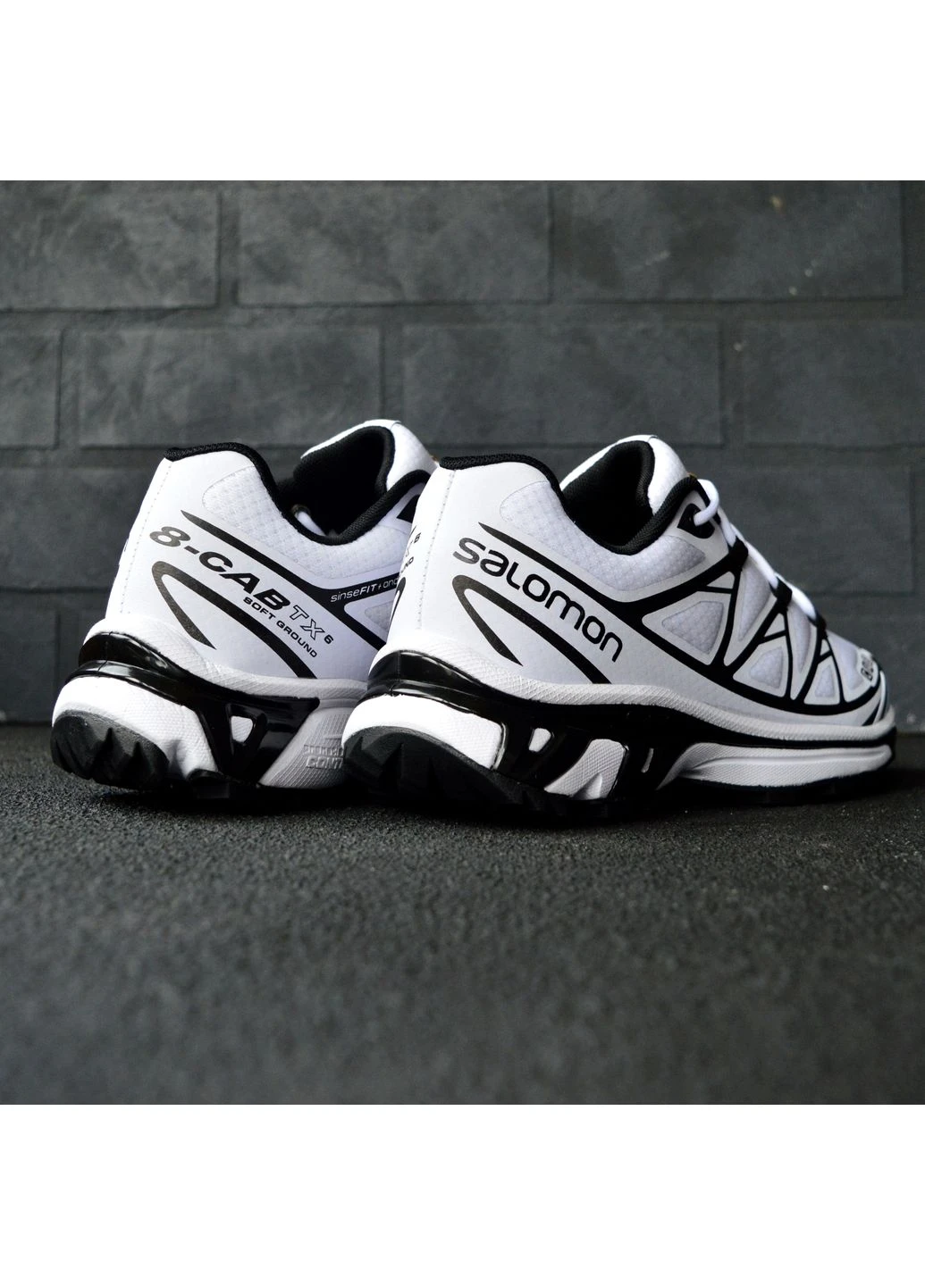 Комбіновані salomon xt-6 white black демісезон Vakko