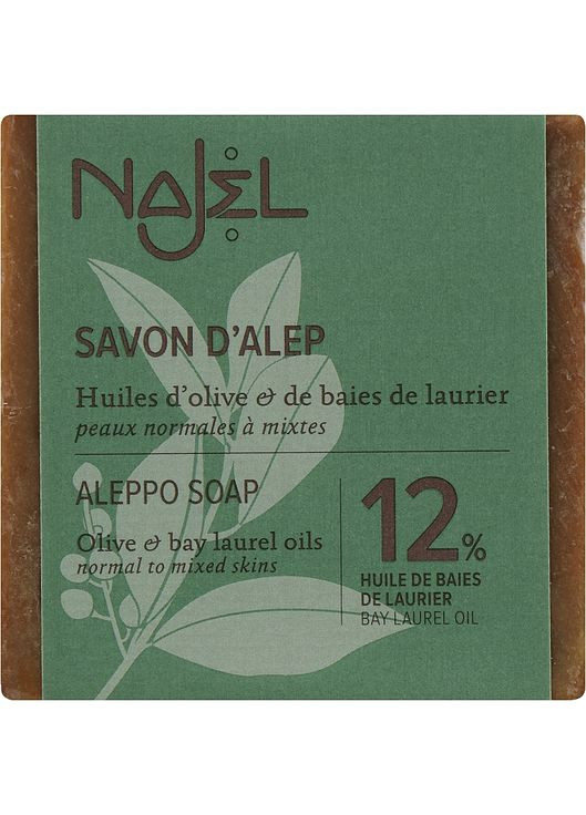 Мыло алеппское 12,5% масла лавра 100g (100906-31881) Najel (368608525)