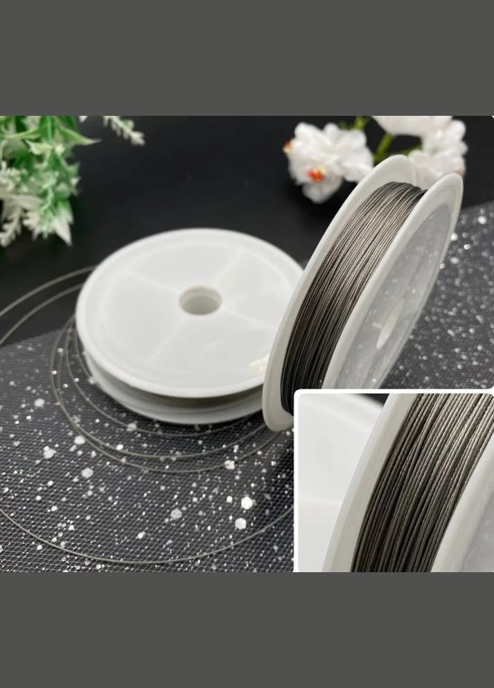 Тросик ювелірний для біжутерії, 0,45 мм, сталевий, 18 м No Brand (341731002)