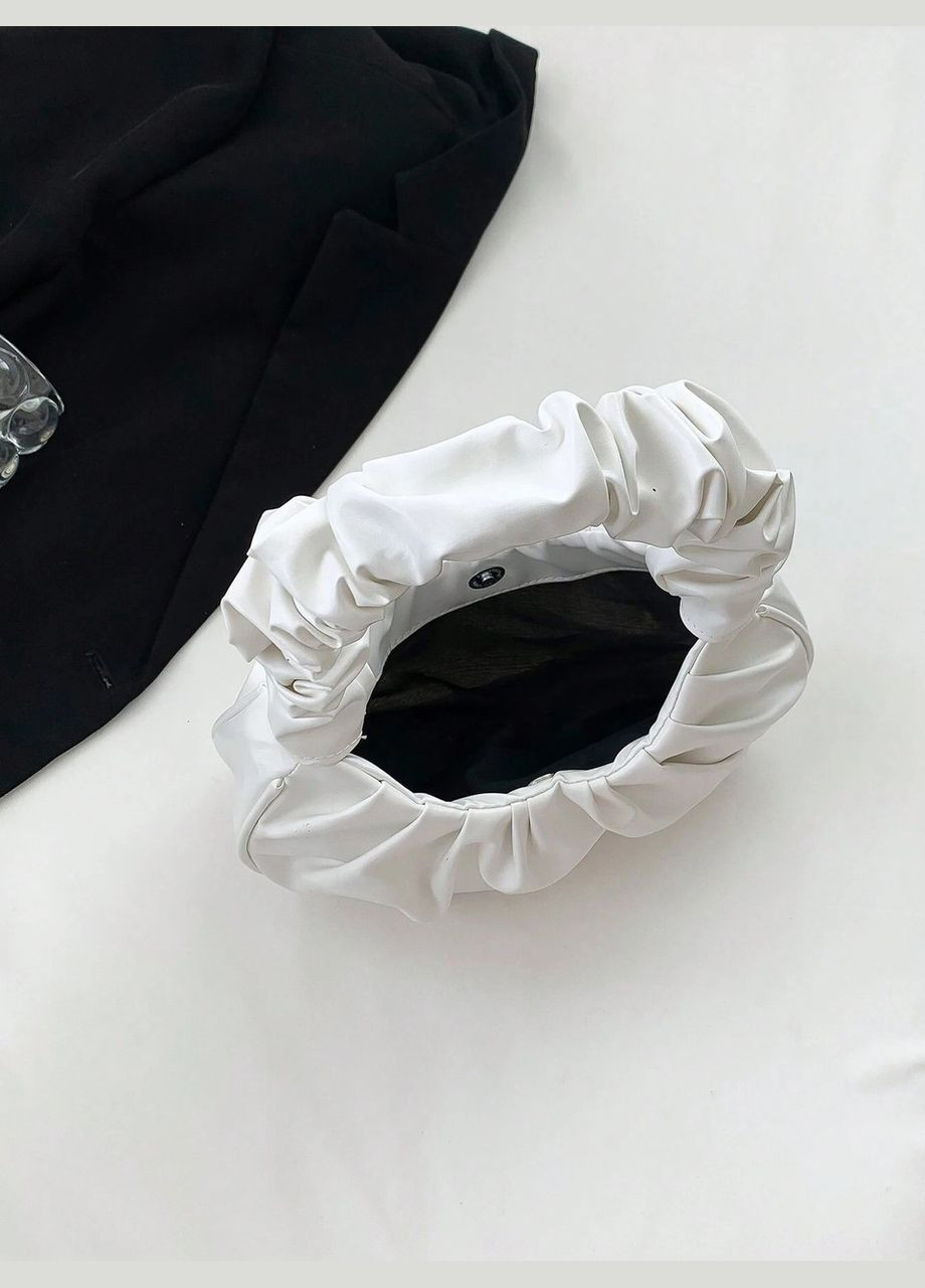 Женская сумка 6072 багет белая No Brand (296008116)