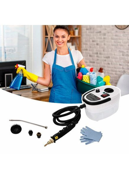 Портативный пароочиститель высокого давления Steam Cleaner для дома с насадками для глубокой очистки 2500 Вт (SP5519) No Brand (361029089)