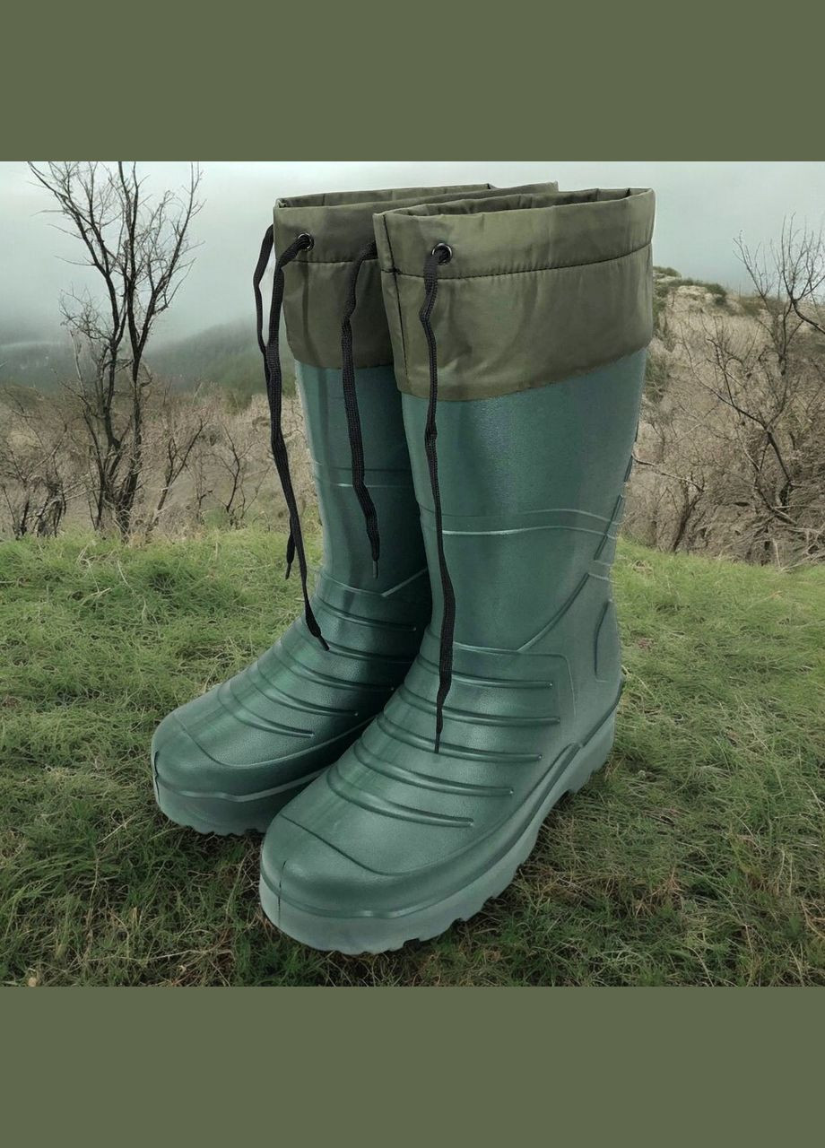 Чоботи гумові високі чоловічі утеплені, Гумові чоботи для активного відпочинку Trend (307256981)