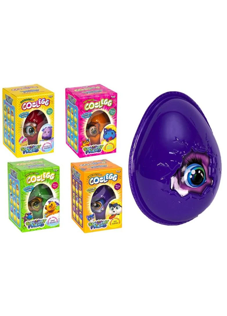 Набір для творчості CE-02-01,02,03,04,05 "Cool Egg" яйце мале DANKO Danko Toys (389885652)
