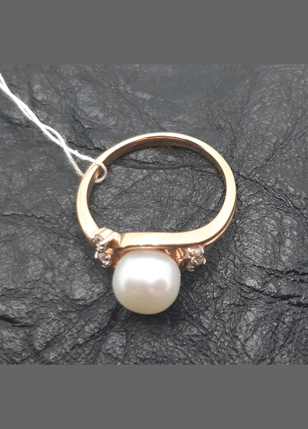 Кольцо золото 585° 3,85г. белая жемчужина (к629) Арніка К629 (305583241)