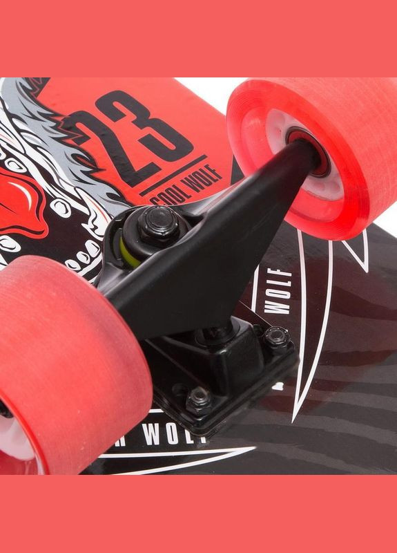 Скейтборд SK-1246-4 Чорний-червоний SP-Sport (317203175)