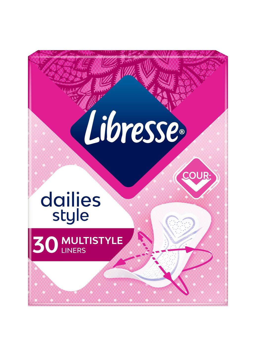 Прокладки гігієнічні Dailies Style Multistyle, 30 шт. Libresse (328231473)