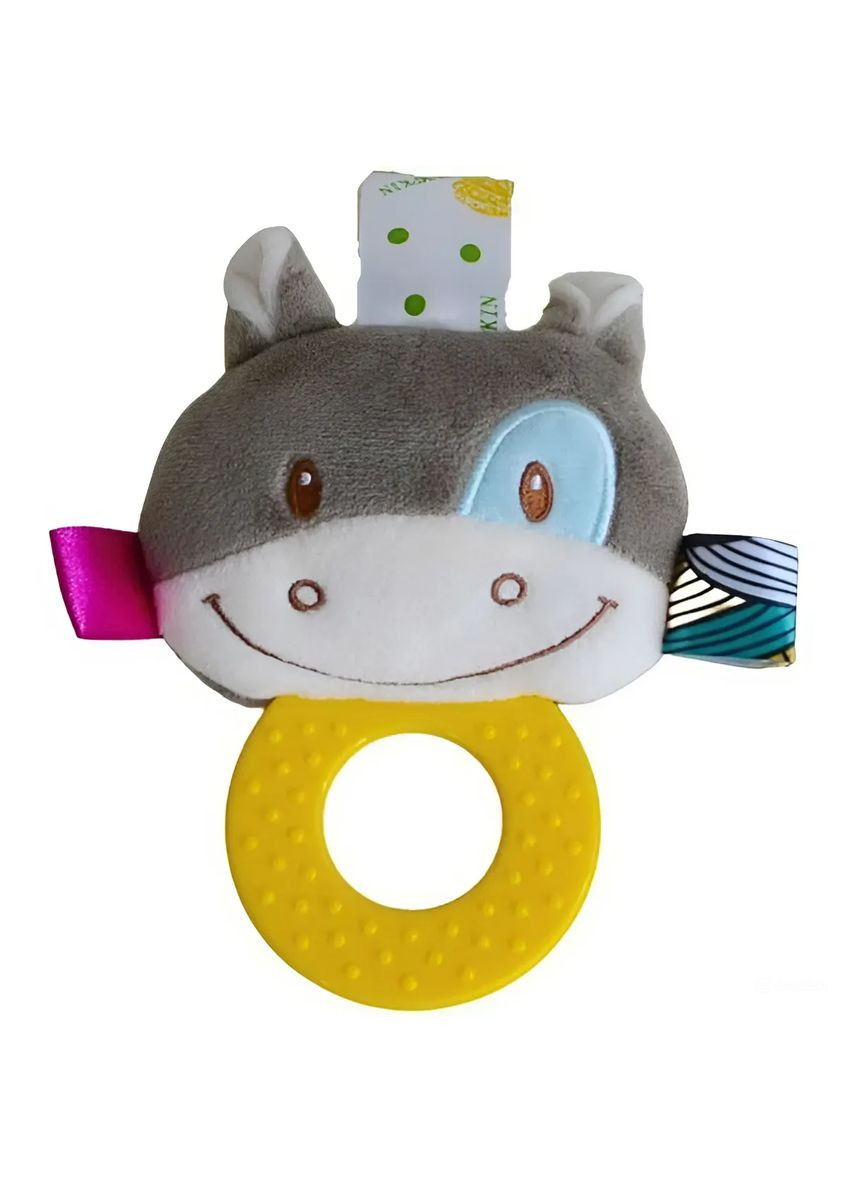 Погремушка-прорезыватель Бегемот () Lindo 8087 бегемот (328400651)