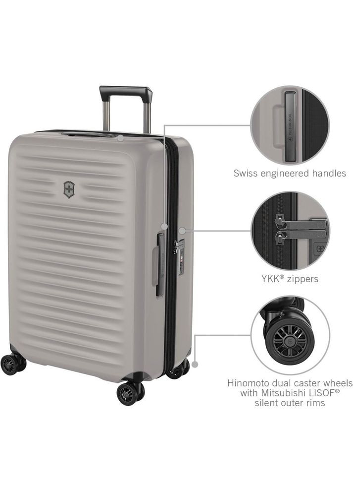 Валіза Travel Airox Advanced Expandable Stone White 103/119 л Vt653139 Victorinox (369564512)
