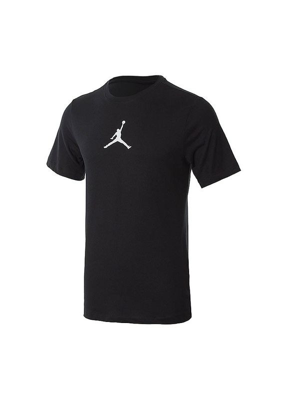 Черная футболка nike m j jumpman dfct ss crew Jordan