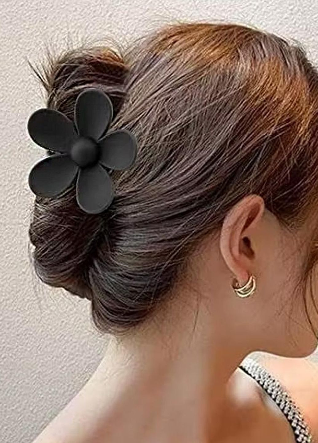 Заколка краб для волос "Цветок", 7,5 см. Анна Ясеницька (314465599)