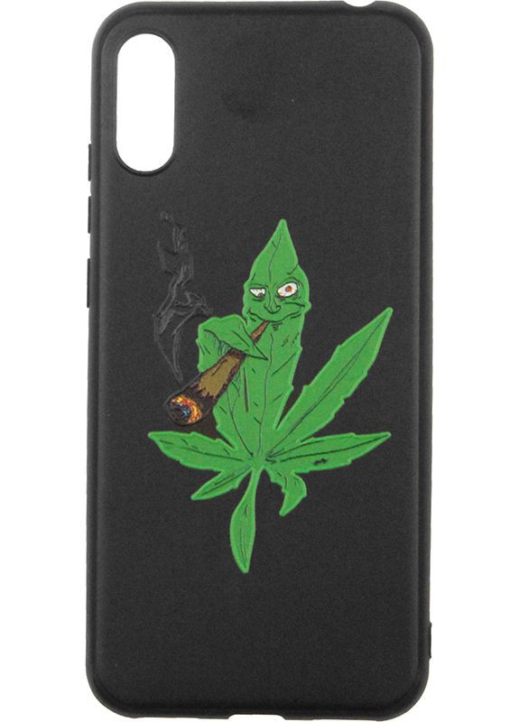 Чехол-накладка Cartoon Soft Silicone TPU Case Huawei Y6 Pro 2019 Cannabis Black Toto (301836634)