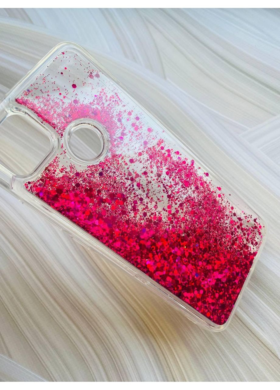 Чохол з плаваючими блискітками на Xiaomi Redmi 9C / 10A Рожевий Creative (360689277)