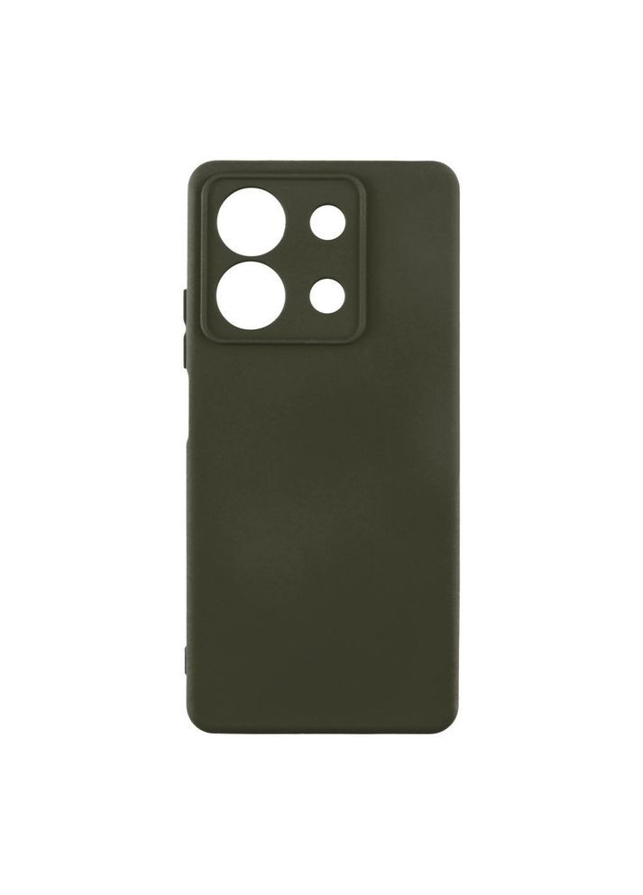 Чохол Silicone Cover Full Camera для Xiaomi Redmi Note 13 Pro 5G/Poco X6 5G Dark Green No Brand (316675354)