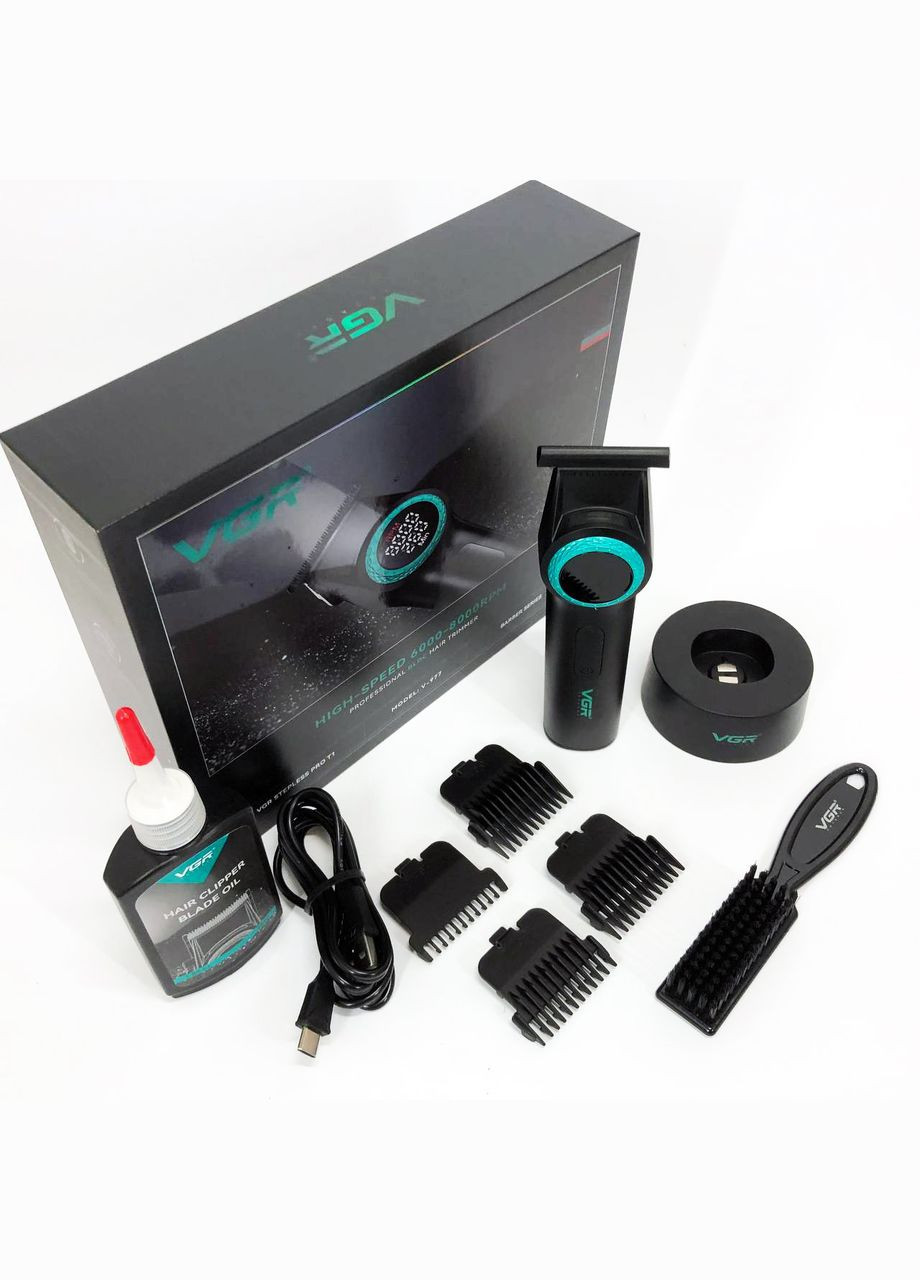 Бритва для бороды V-977, Профессиональная машинка для стрижки головы, Машинка для стрижки XU-881 для дома VGR (351486450)